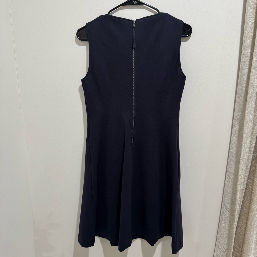 SPANX Navy Sleeveless Fit & Flare Midi Dress Size M - Picture 8 of 11